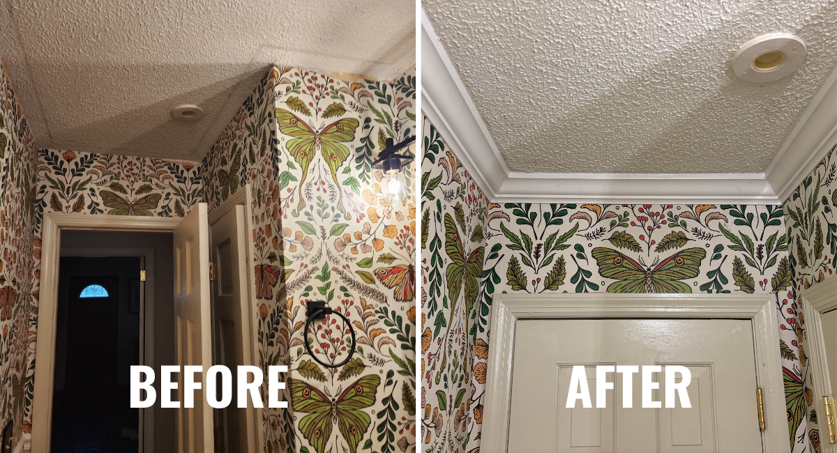 Bathroom Molding Before & After