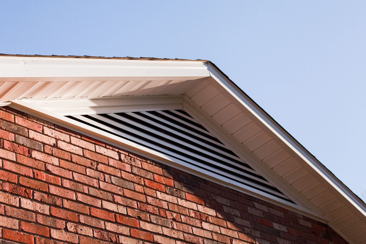 Aluminum-wrapped Gable Vent Louvers