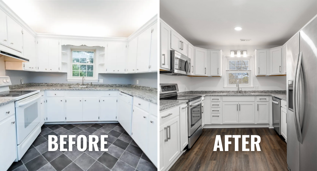 Water Damage Repair in Client's Kitchen